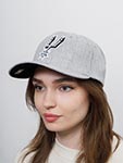 Бейсболка MITCHELL NESS арт. HHSS3273-SASYYPPPGYHT San Antonio Spurs NBA (светло-серый)